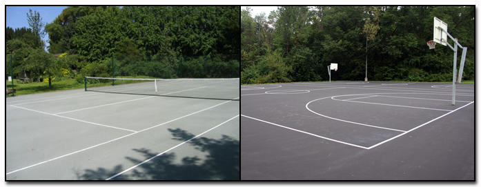 Basketball & Tennis Courts
